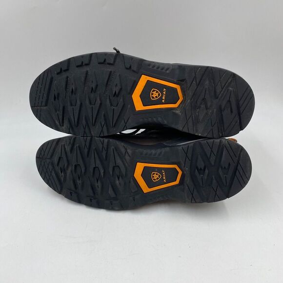 Ariat Shoes Ariat Mens 2d Brown Leather Moc Comp Toe Lace Up Ankle